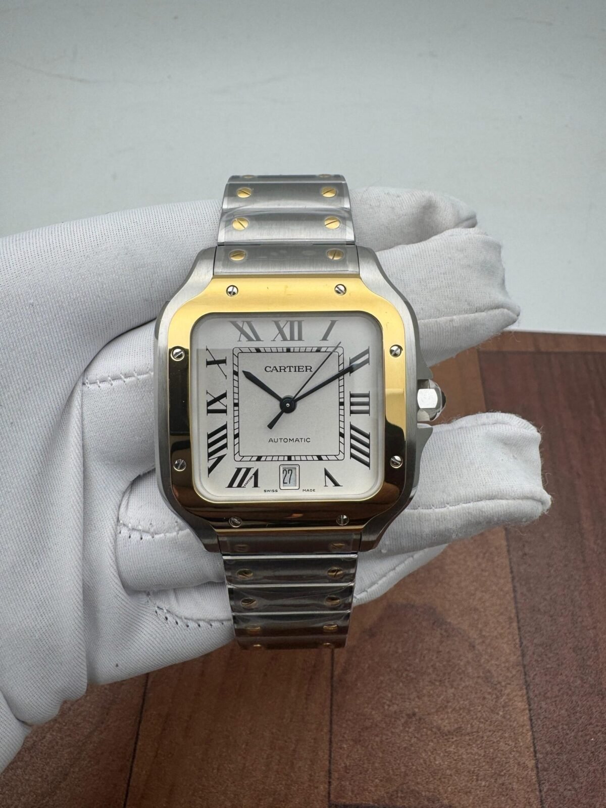 Cartier Santos De Cartier Acc/Oro - Large Size - Ref W2SA0009 New 2023 - Image 1