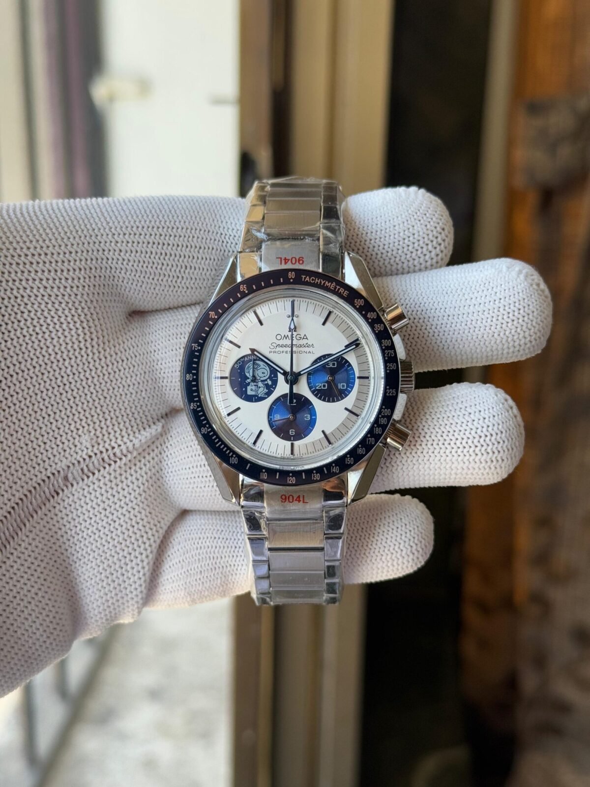 Omega Speedmaster Professional Moonwatch 'Silver Snoopy Award' Double Strap NEW - Image 1