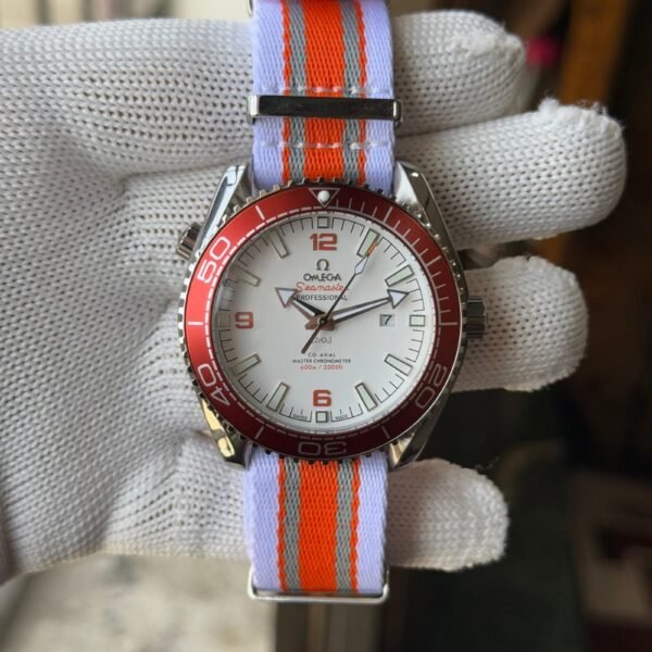 Omega Seamaster Planet Ocean 600m Automatic Chronometer White Dial Men's Watch